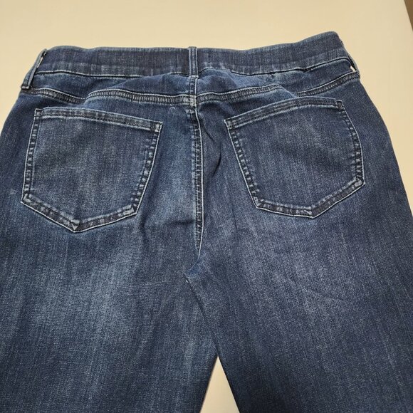 NYDJ Dark Wash Stretch Denim Lift Tuck High Rise Skinny Jeans - Picture 3 of 9